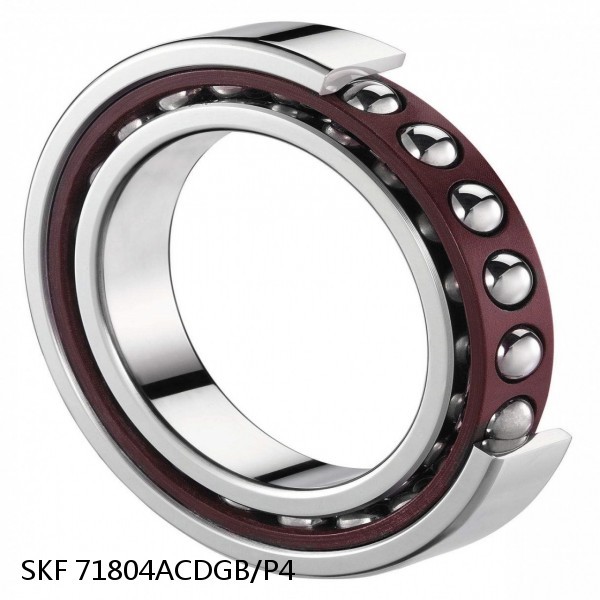 71804ACDGB/P4 SKF Super Precision,Super Precision Bearings,Super Precision Angular Contact,71800 Series,25 Degree Contact Angle